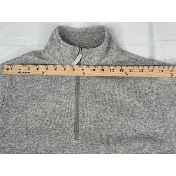 Craghoppers Women’s 3XL Sz 16 Pinalla Half Zip Sweater Fleece Heather Soft Grey - Picture 15 of 16